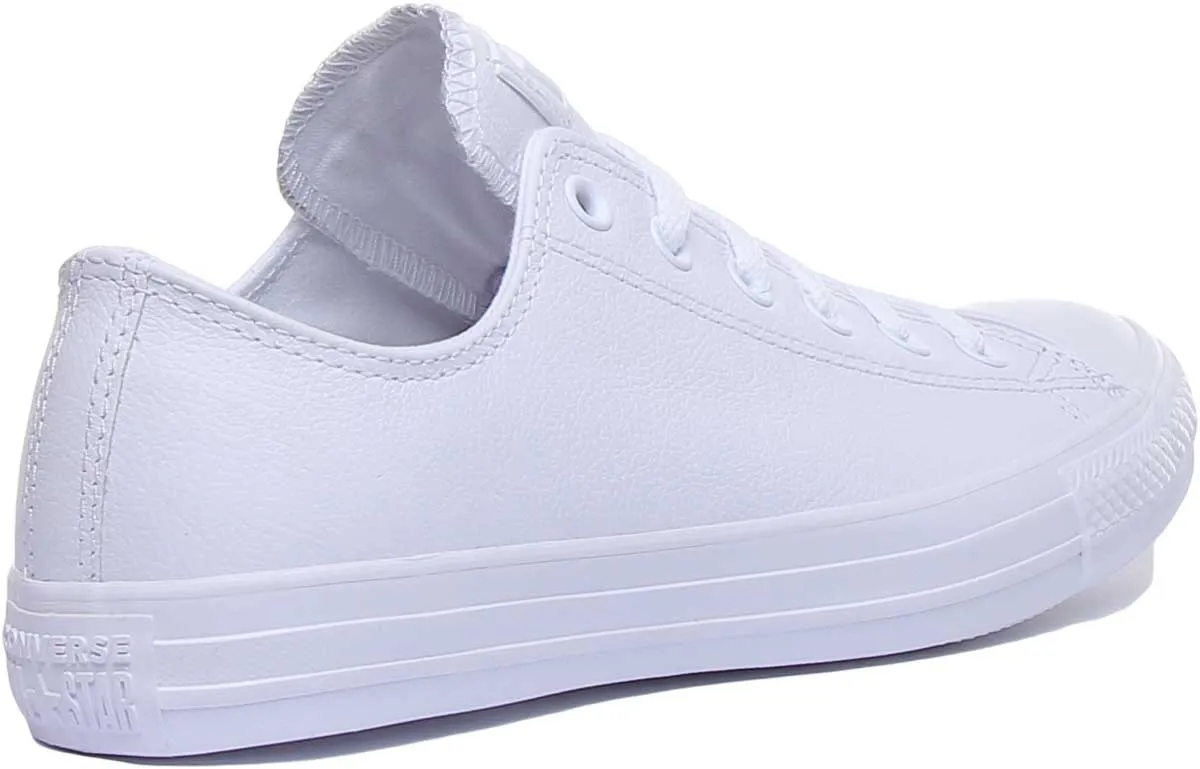 Converse 136823 CT Low Leather Trainer en Blanc pour Hommes Chaussures Converse