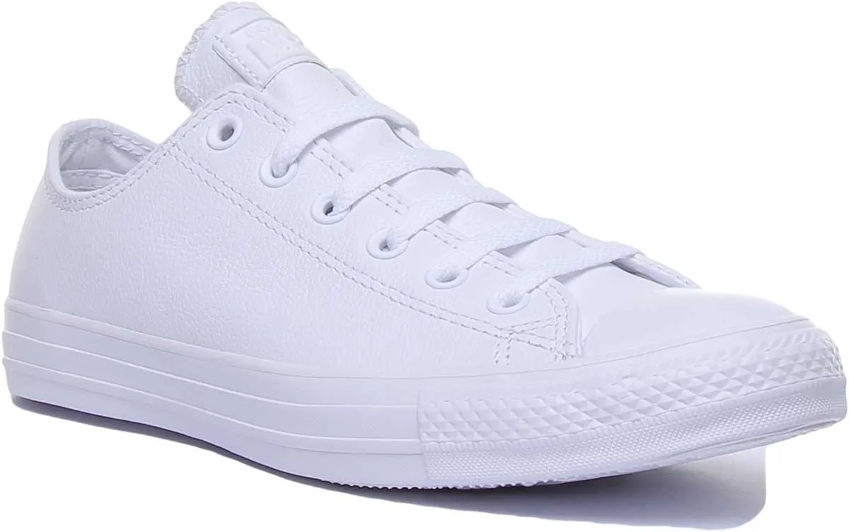 Converse 136823 CT Low Leather Trainer en Blanc pour Hommes Chaussures Converse