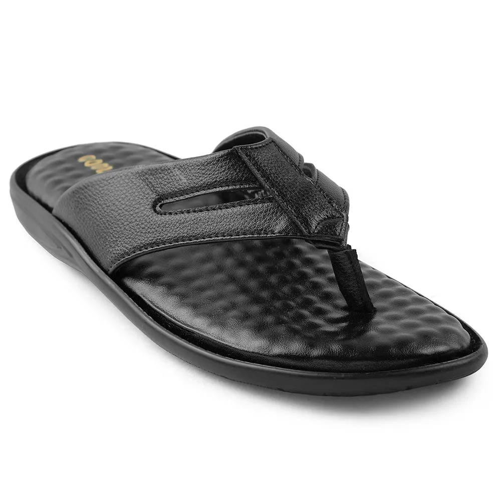 Coolers Noir Pantoufles Décontractées Pour Hommes HML-2E Par Liberty