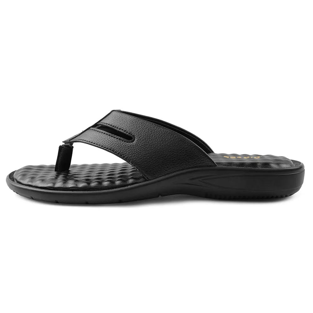 Coolers Noir Pantoufles Décontractées Pour Hommes HML-2E Par Liberty