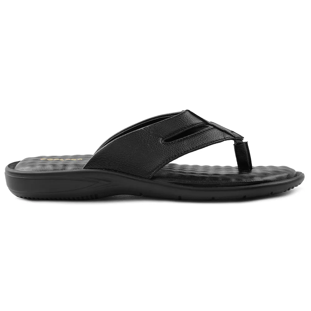 Coolers Noir Pantoufles Décontractées Pour Hommes HML-2E Par Liberty