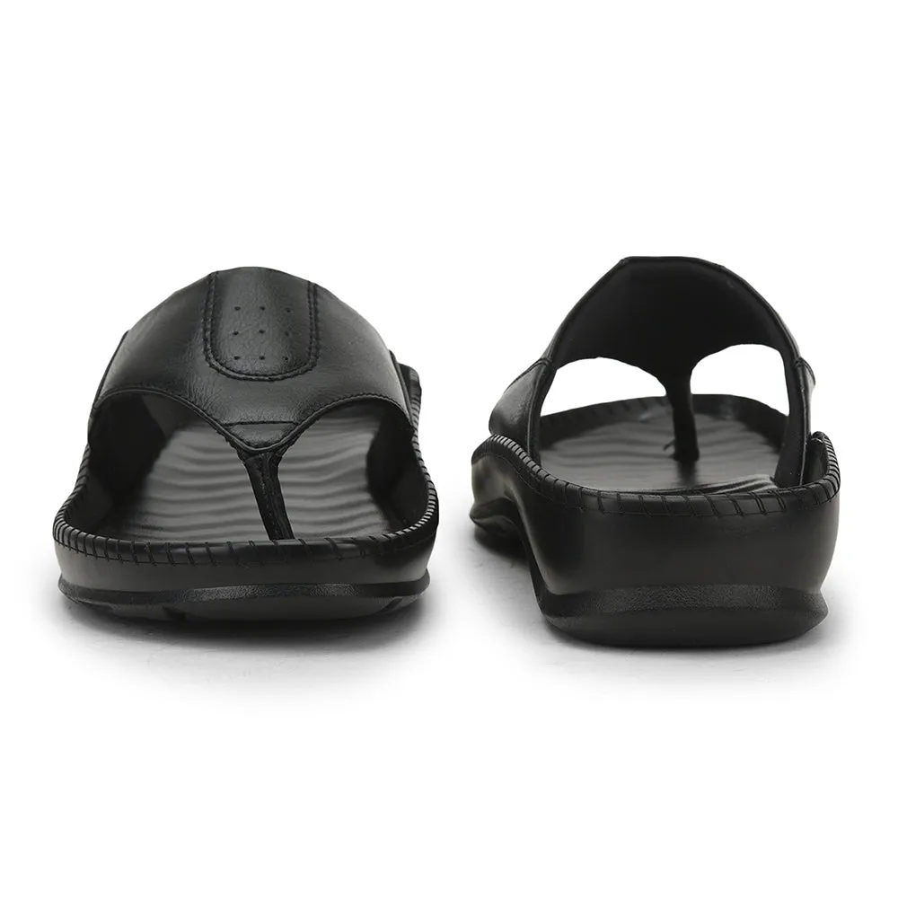 Coolers Noir Pantoufles Décontractées Pour Hommes META-1 Par Liberty