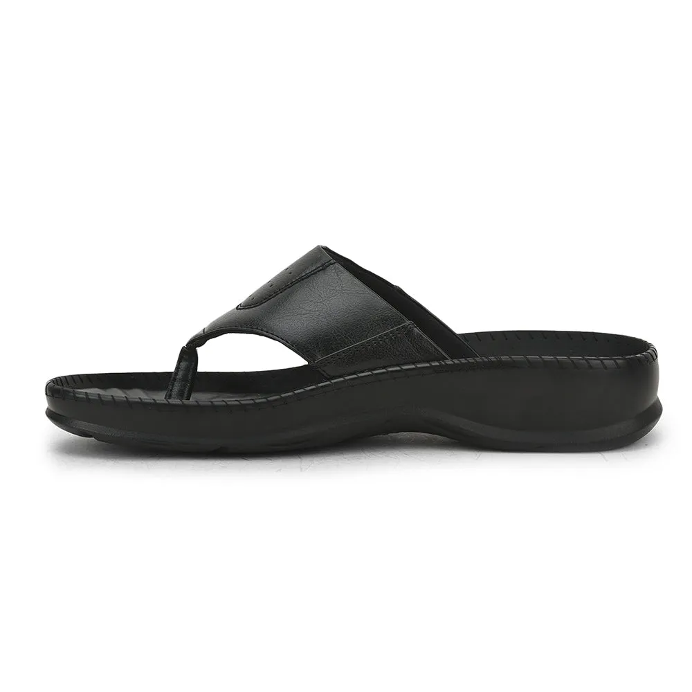 Coolers Noir Pantoufles Décontractées Pour Hommes META-1 Par Liberty