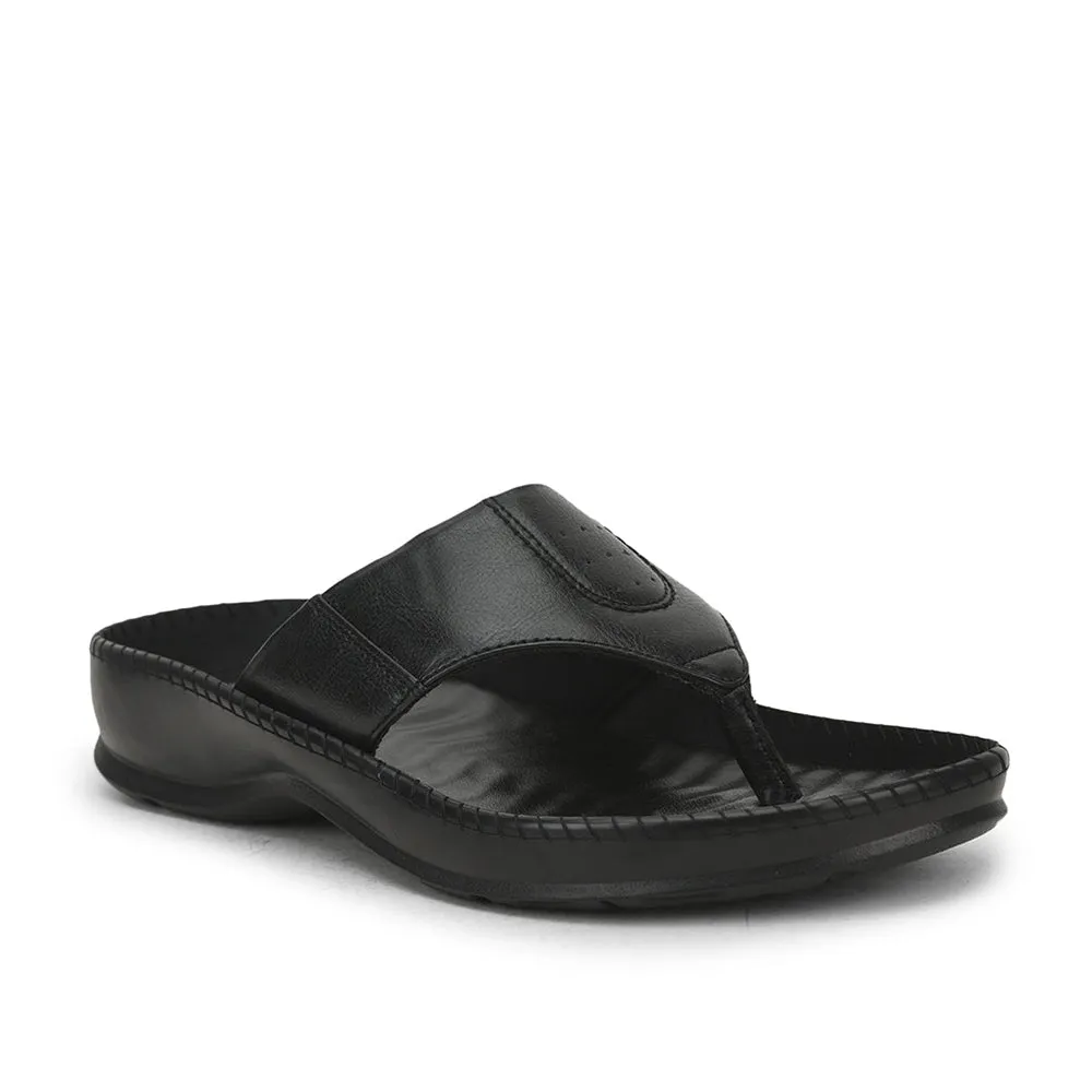 Coolers Noir Pantoufles Décontractées Pour Hommes META-1 Par Liberty