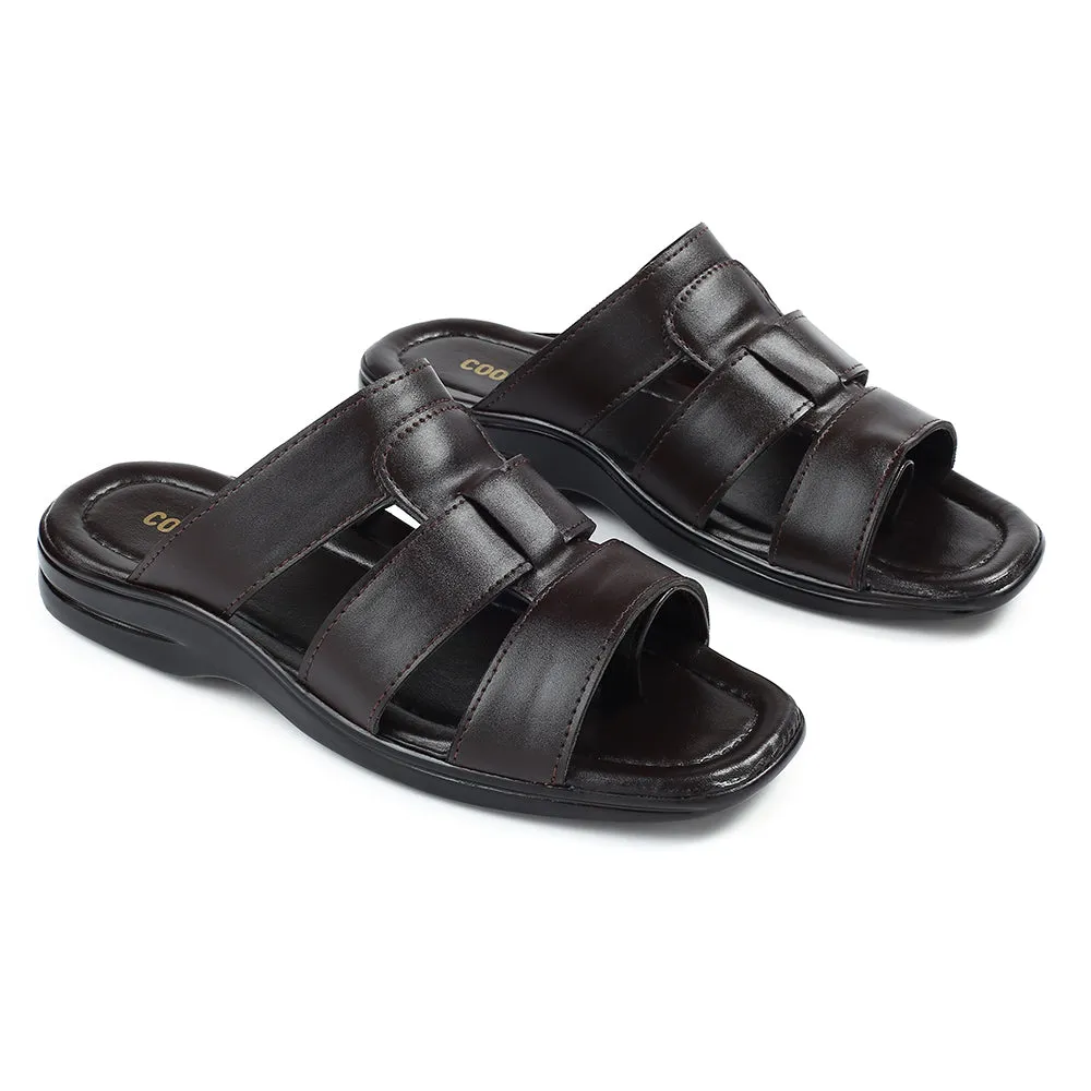 Chaussons décontractés marron pour hommes COOL99-628 par Liberty