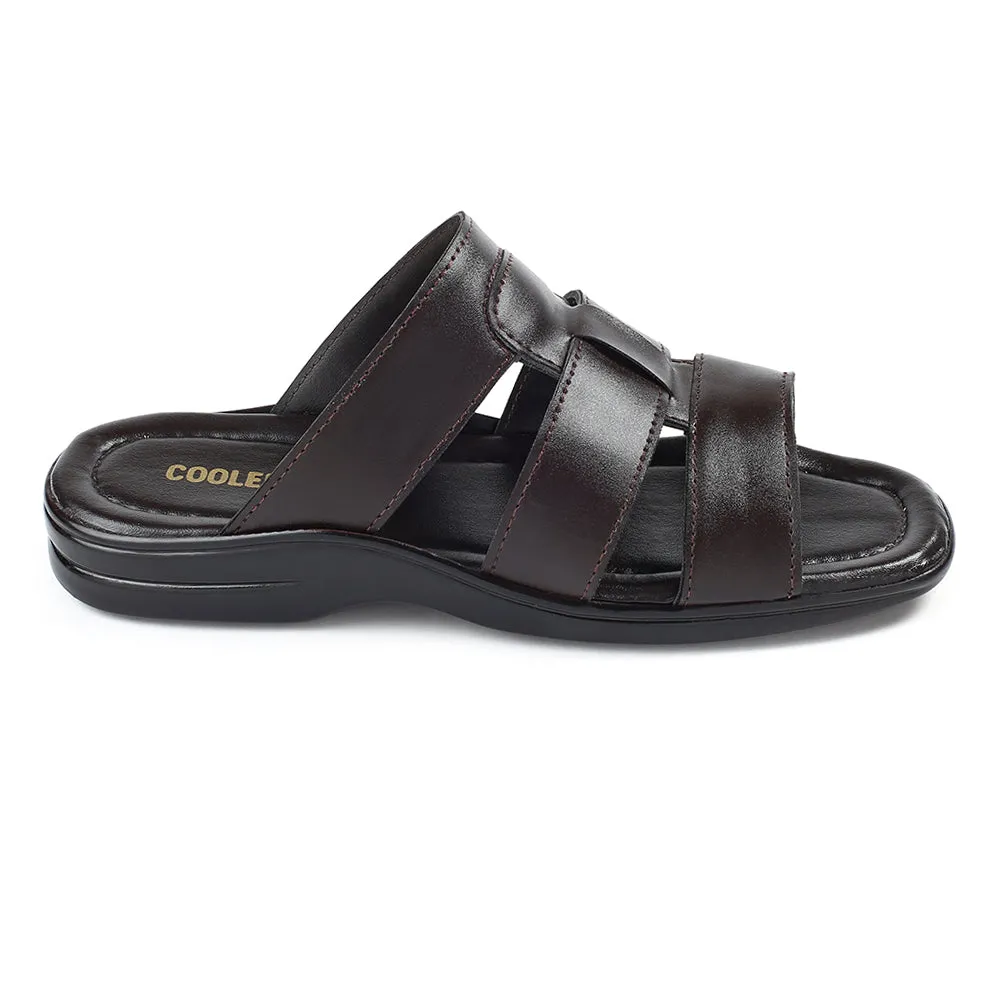 Chaussons décontractés marron pour hommes COOL99-628 par Liberty