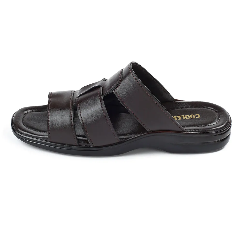 Chaussons décontractés marron pour hommes COOL99-628 par Liberty