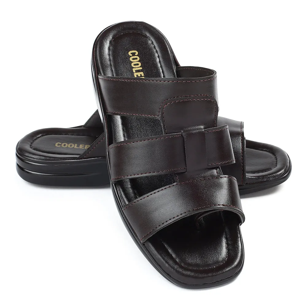 Chaussons décontractés marron pour hommes COOL99-628 par Liberty