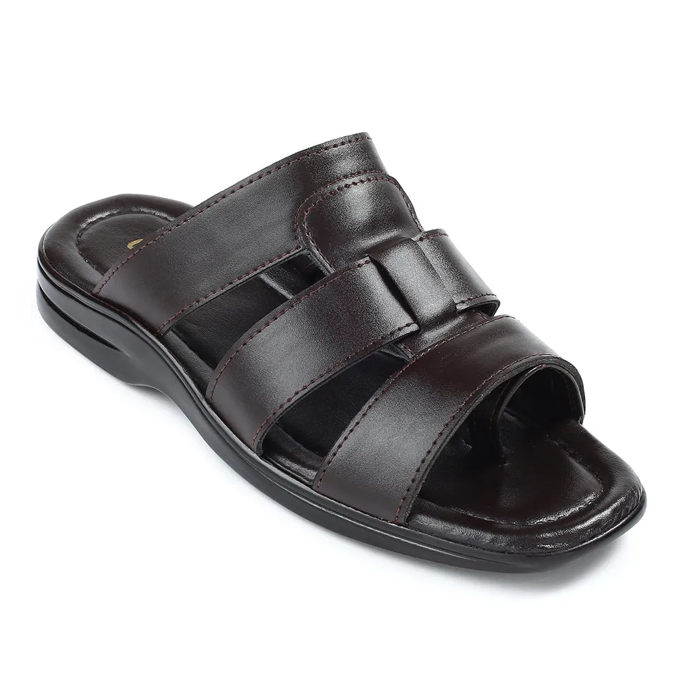 Chaussons décontractés marron pour hommes COOL99-628 par Liberty