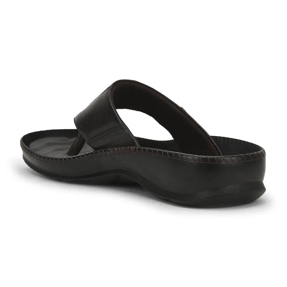 Chaussons décontractés marron pour hommes META-1 par Liberty