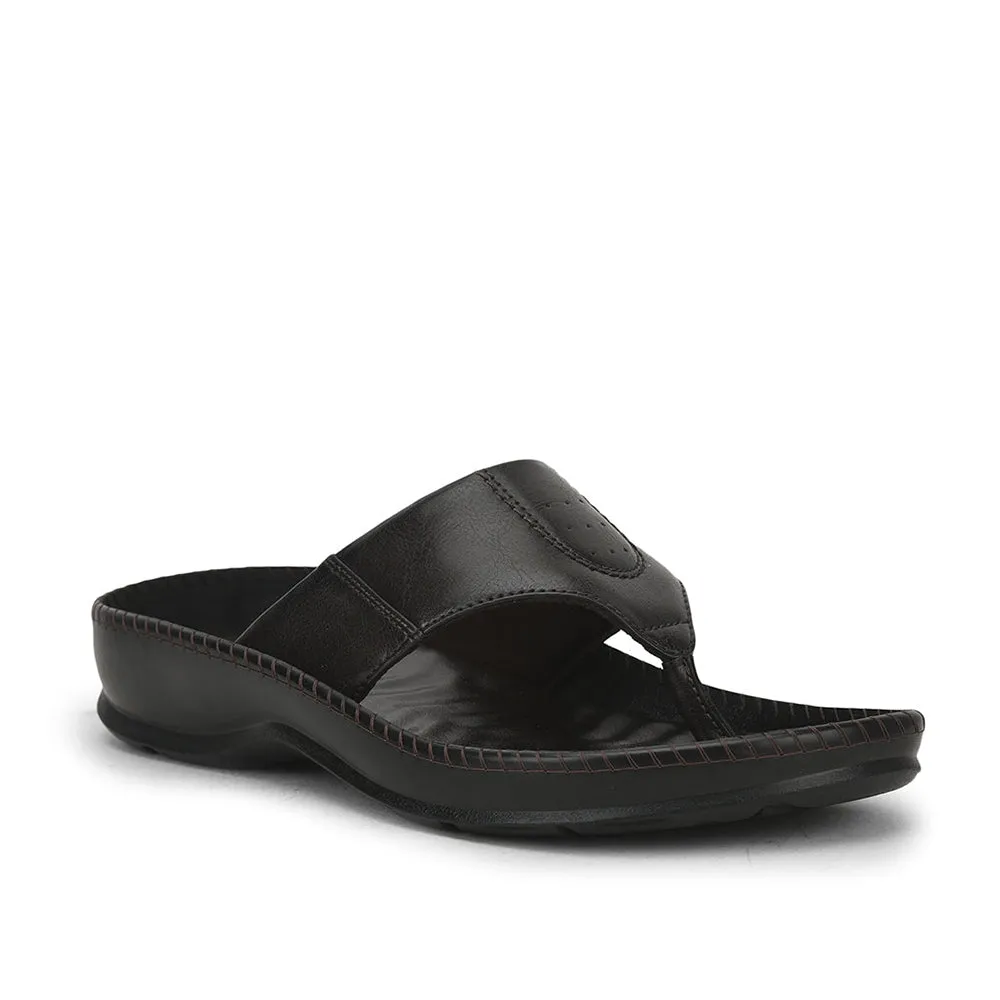 Chaussons décontractés marron pour hommes META-1 par Liberty