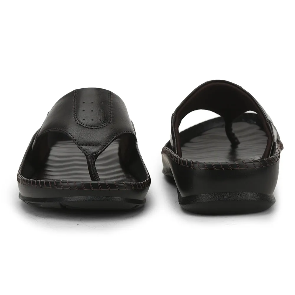 Chaussons décontractés marron pour hommes META-1 par Liberty