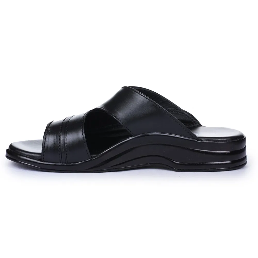 Chaussons décontractés noirs pour hommes Coolers 7123-79 par Liberty