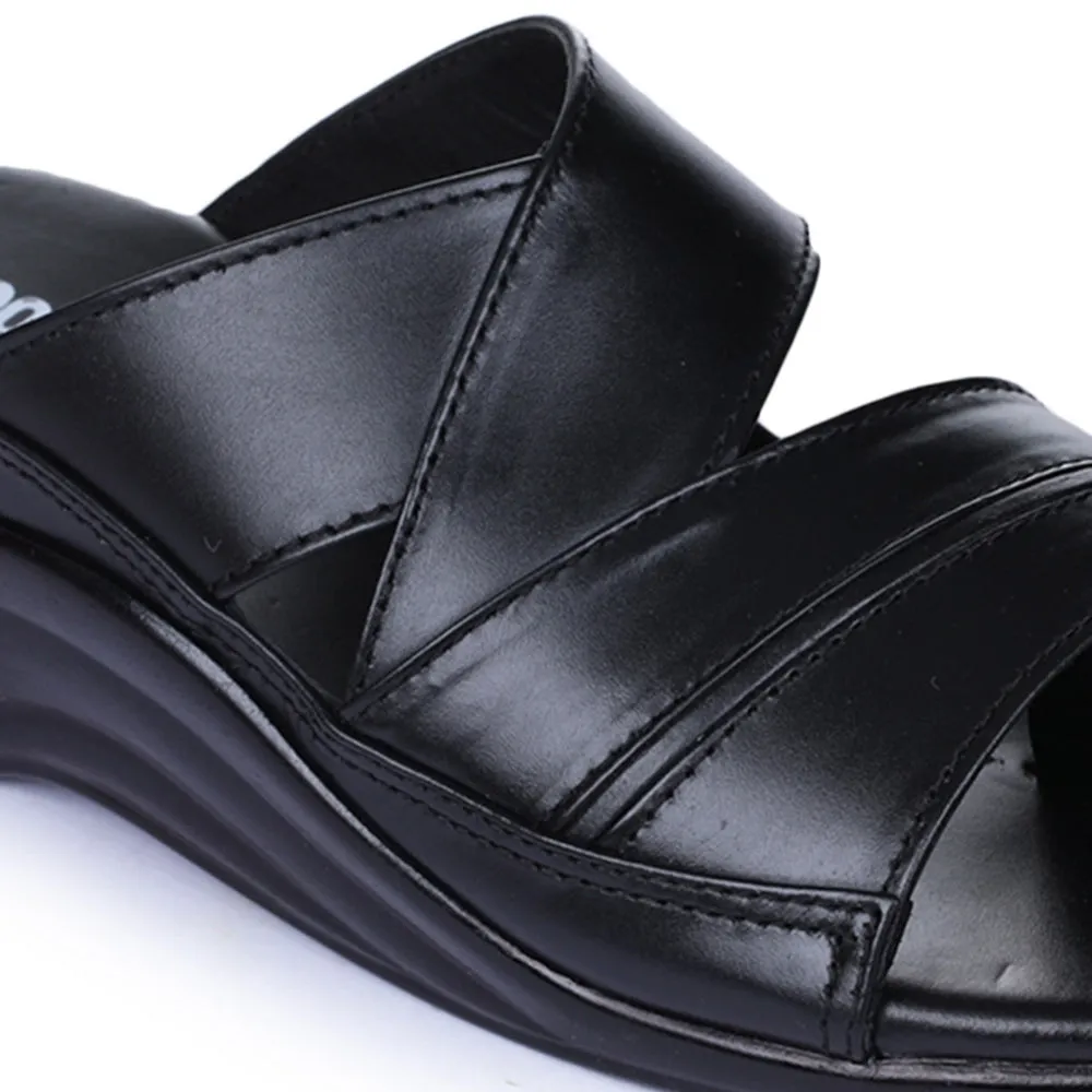 Chaussons décontractés noirs pour hommes Coolers 7123-79 par Liberty
