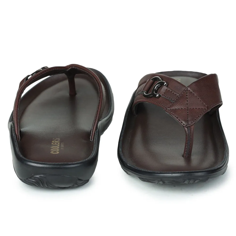 Chaussons décontractés Coolers (Marron) pour hommes LFL-04 par Liberty