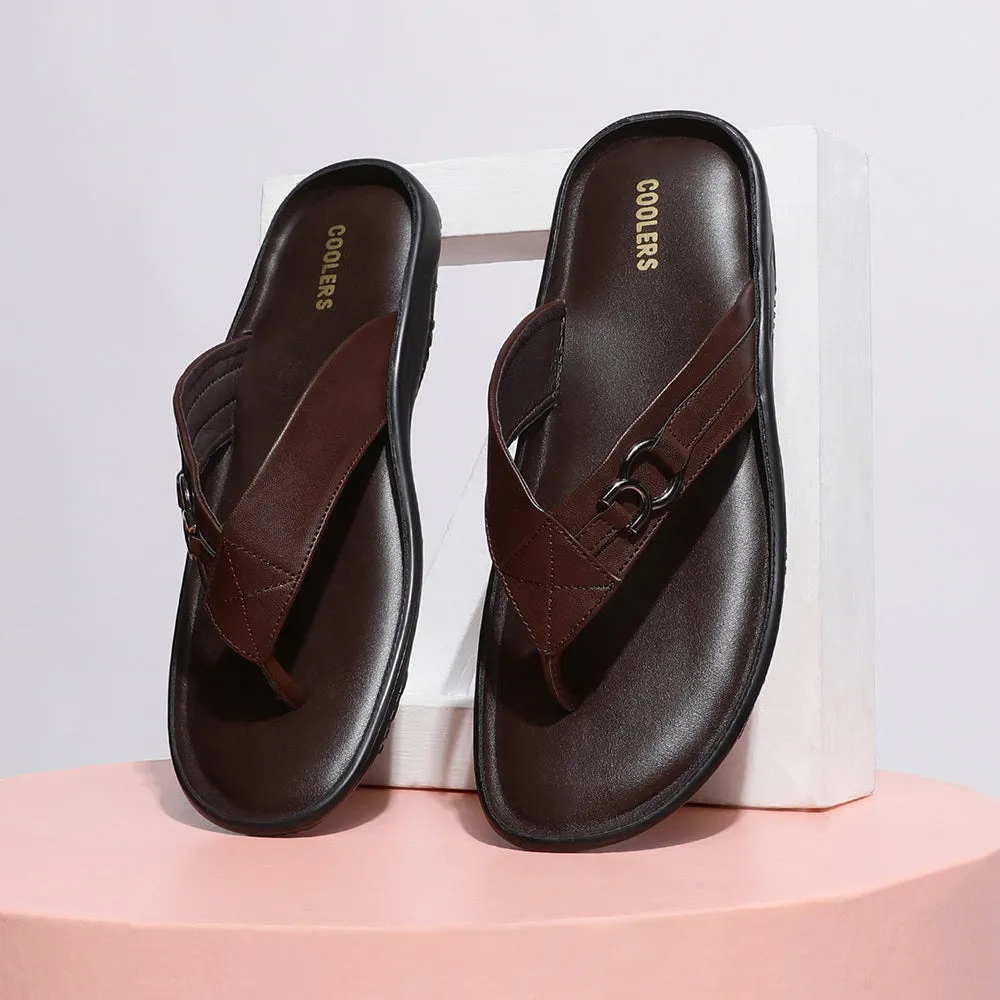 Chaussons décontractés Coolers (Marron) pour hommes LFL-04 par Liberty
