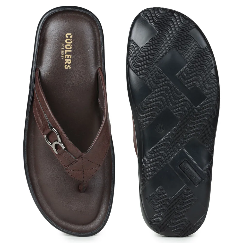 Chaussons décontractés Coolers (Marron) pour hommes LFL-04 par Liberty