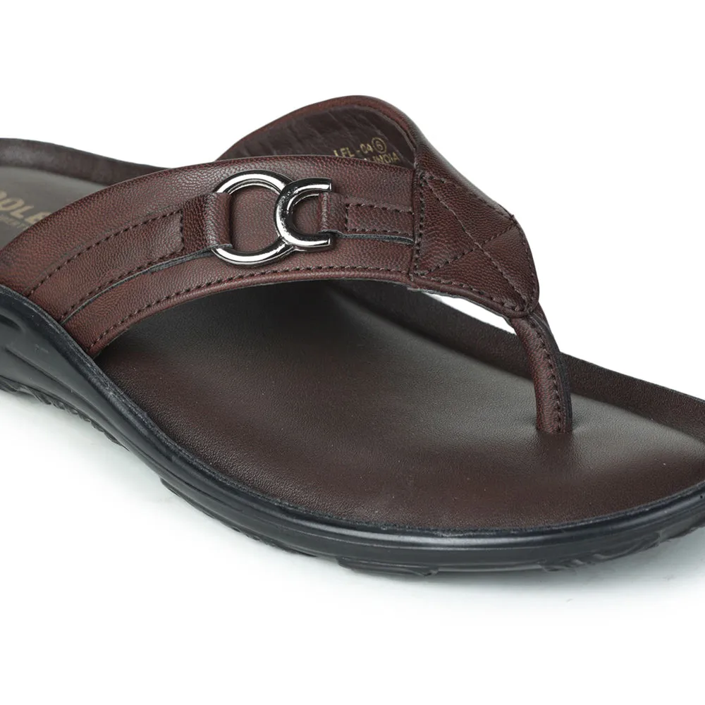 Chaussons décontractés Coolers (Marron) pour hommes LFL-04 par Liberty