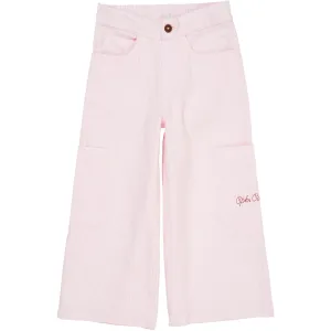 COPENHAGEN COLORS Ballerina Stripe Striped Wide Pants W Pockets Copenhagen Colors