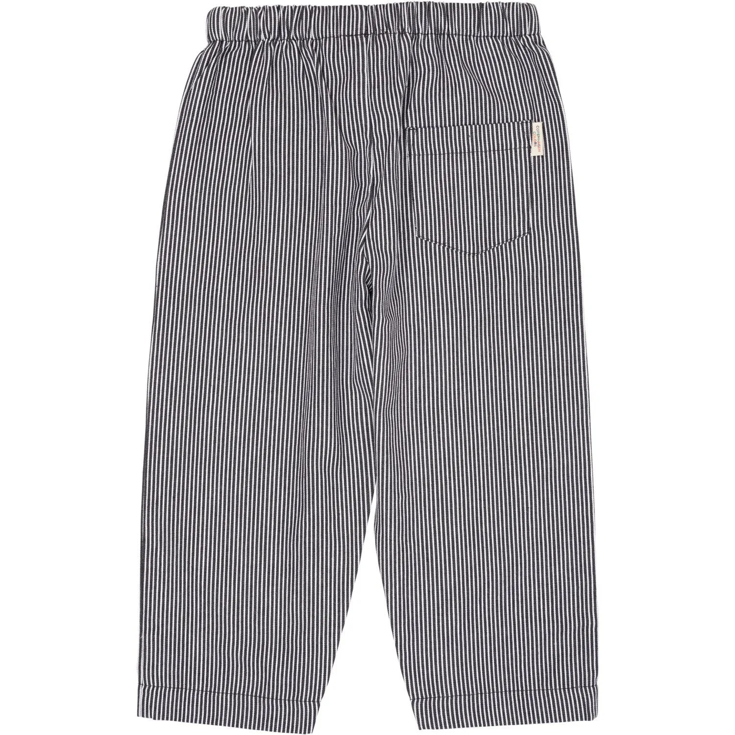 COPENHAGEN COLORS Pantalon à rayures marine teint au fil