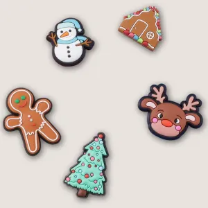 Crocs Cutie Christmas 5 Pack Jibbitz Charms Shoes_Crocs