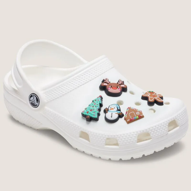 Crocs Mignons Noël Lot de 5 Chaussures avec Charms Jibbitz