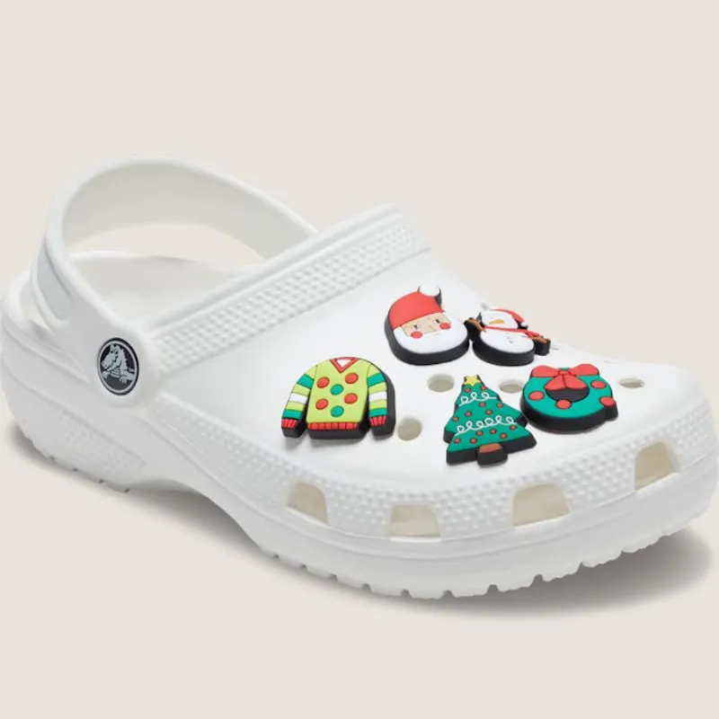 Crocs Tis The Season Pack de 5 Charmes Jibbitz pour Chaussures Crocs