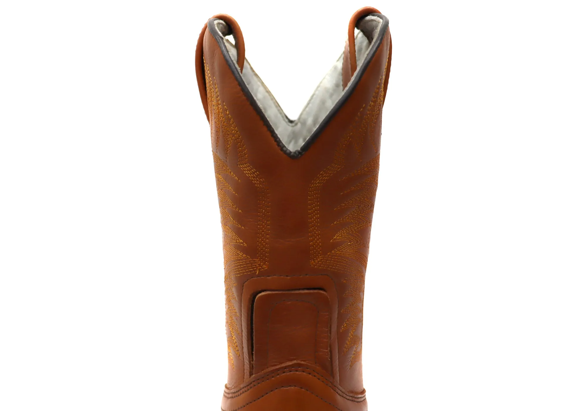 Bottes de cowboy ouest confortables en cuir pour hommes D Milton Houston - Chaussures D Milton