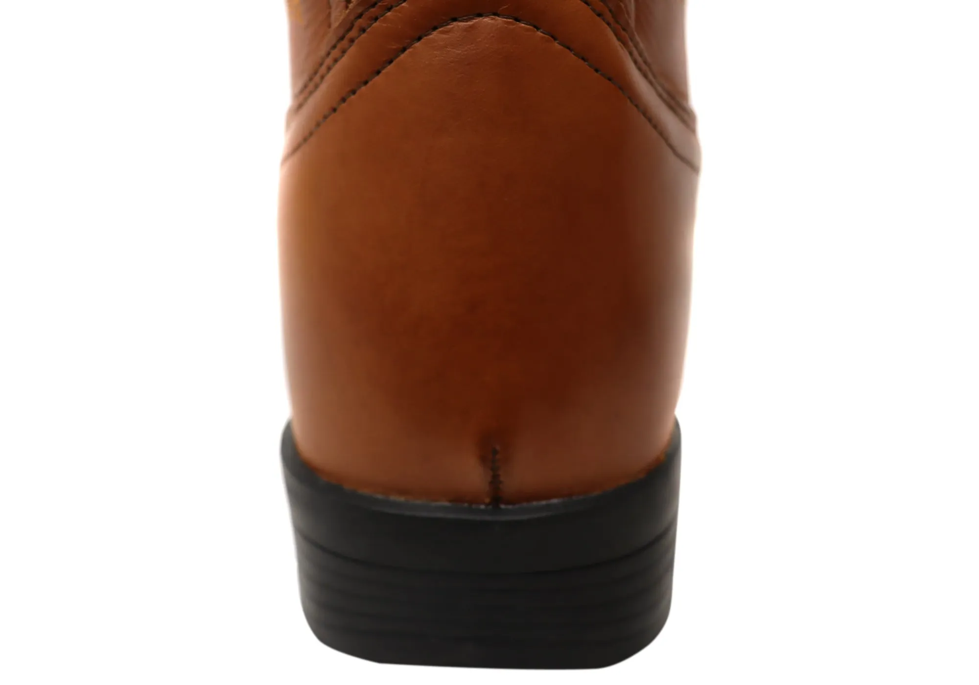 Bottes de cowboy ouest confortables en cuir pour hommes D Milton Houston - Chaussures D Milton