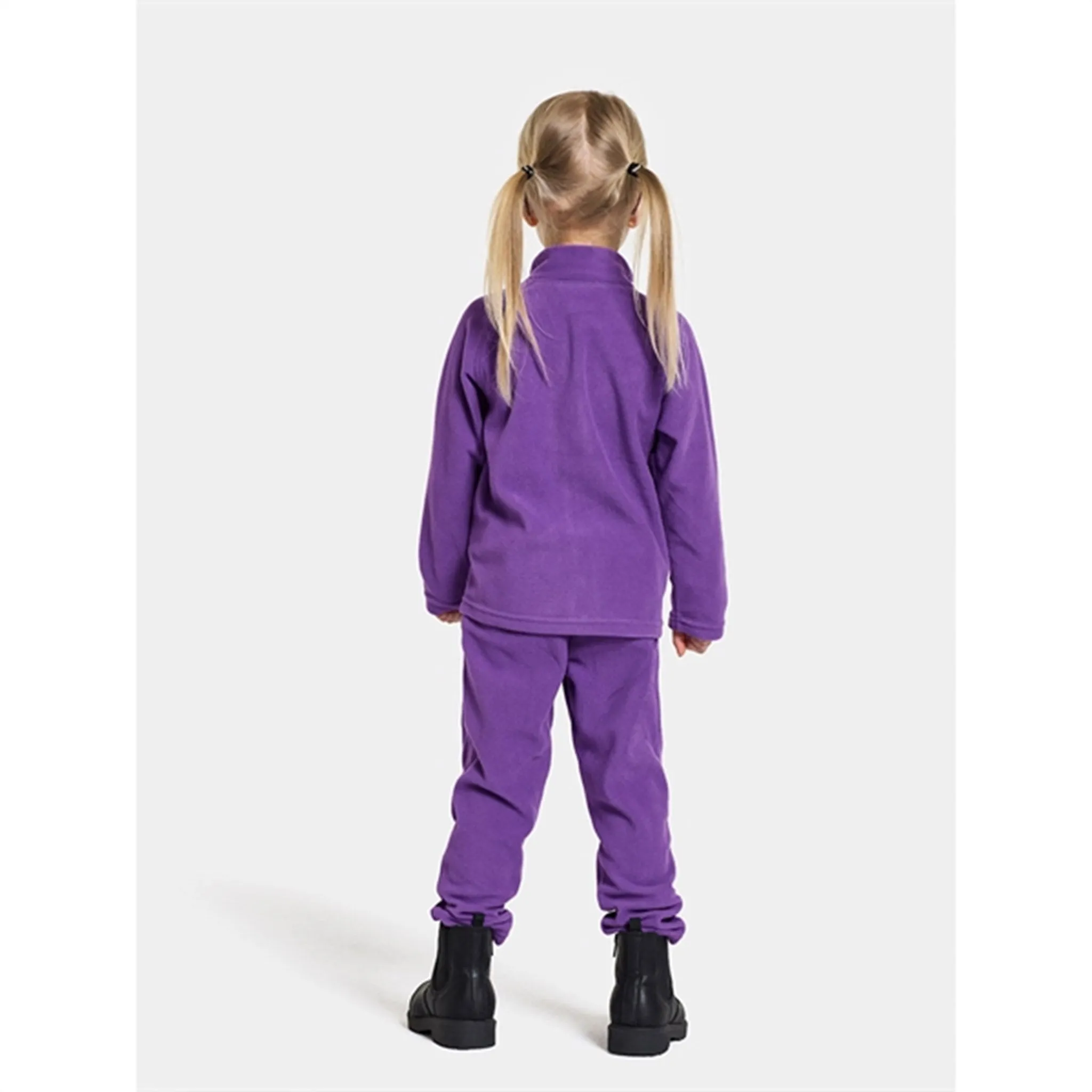 Didriksons Pantalon en polaire pour enfants Disco Purple Monte Didriksons