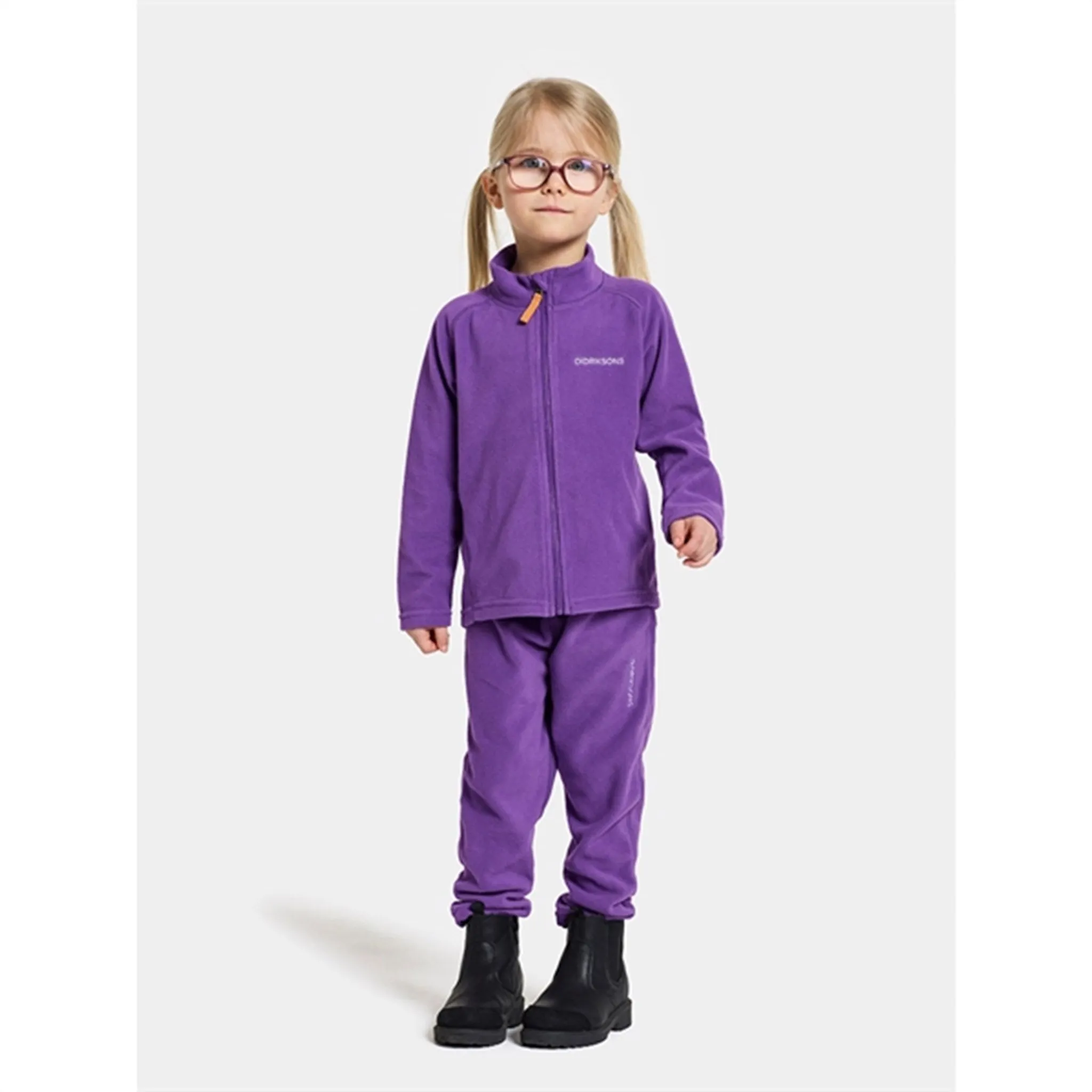 Didriksons Pantalon en polaire pour enfants Disco Purple Monte Didriksons