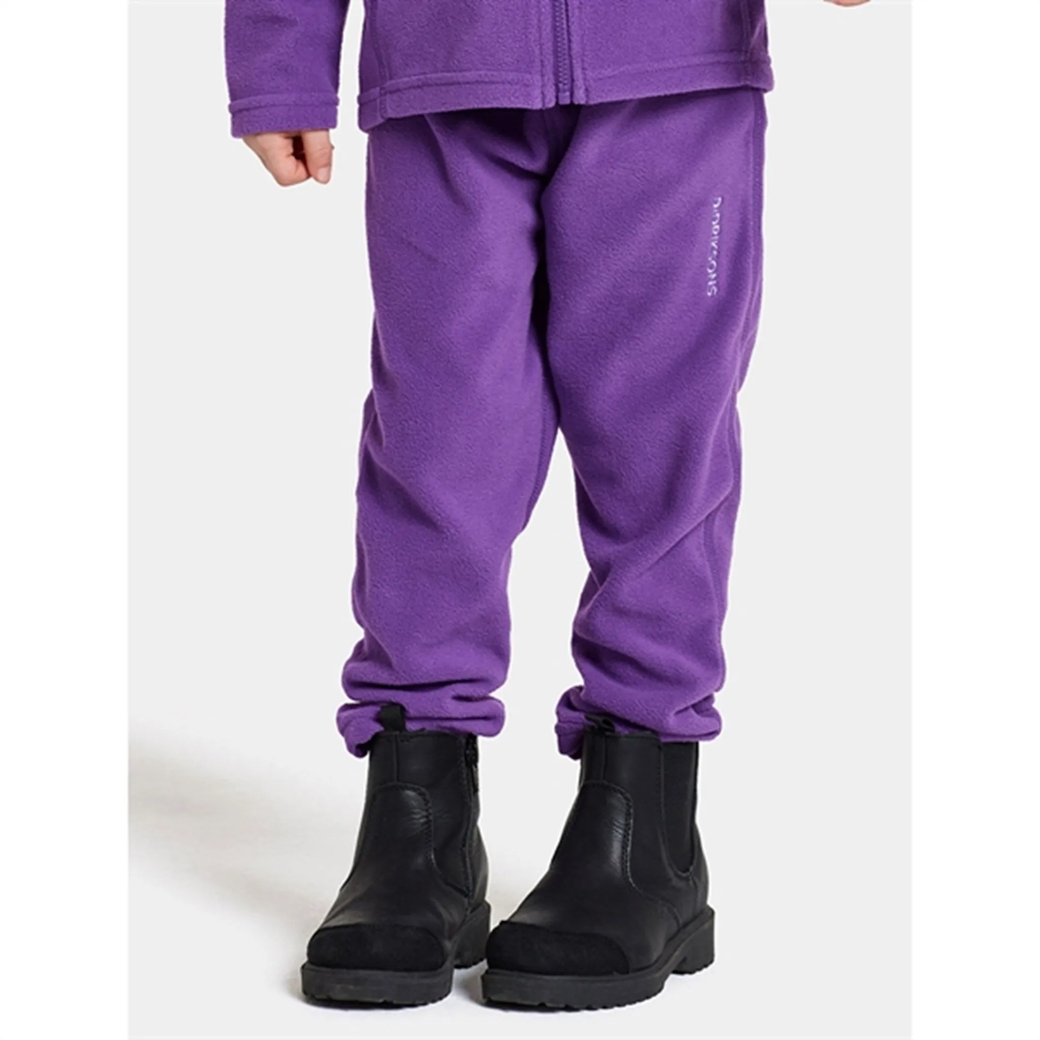 Didriksons Pantalon en polaire pour enfants Disco Purple Monte Didriksons