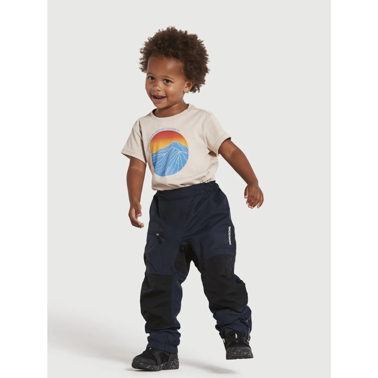 Pantalons pour enfants Didriksons Navy Dusk Didriksons