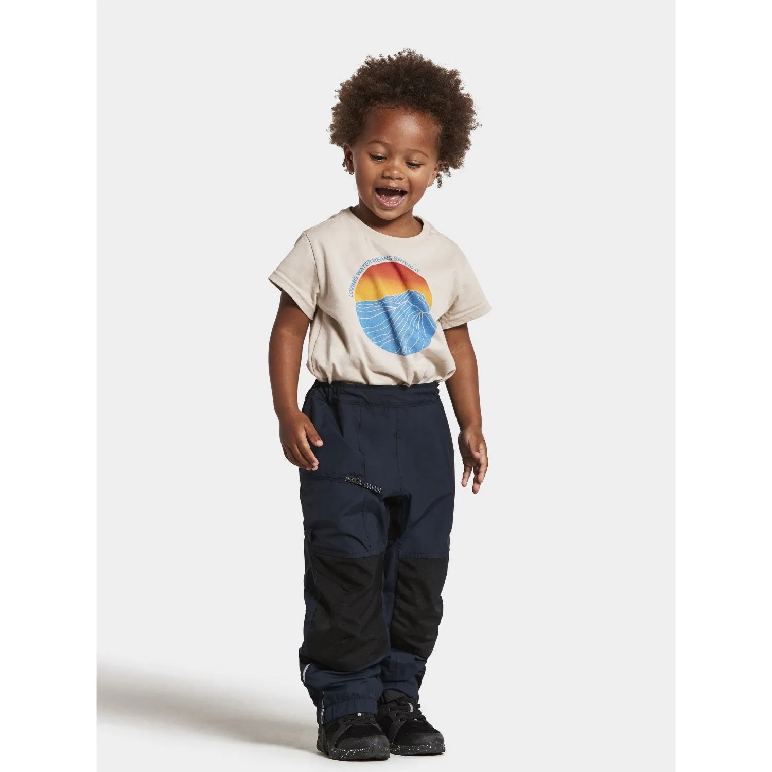 Pantalons pour enfants Didriksons Navy Dusk Didriksons