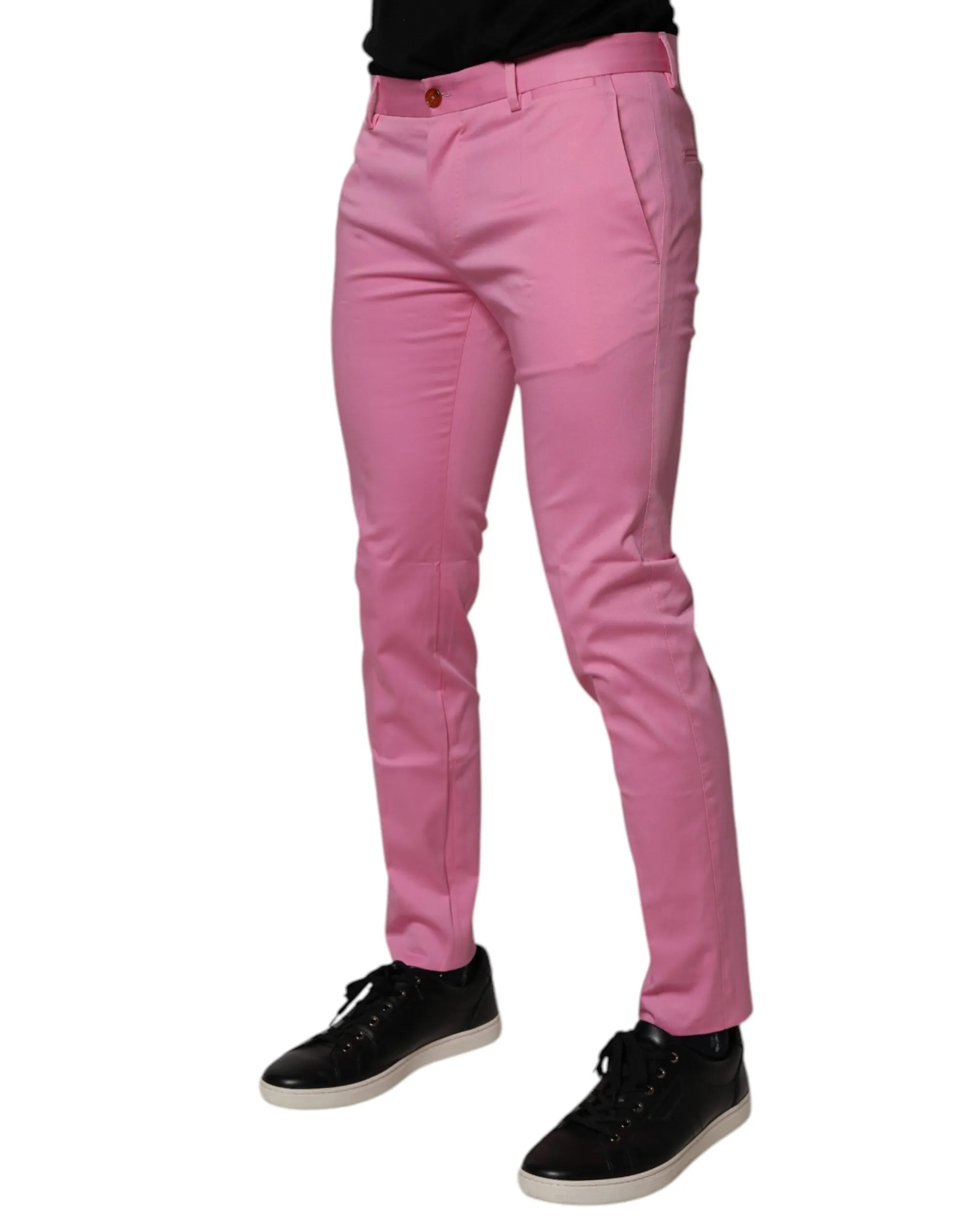 Pantalon habillé pour homme ajusté en coton Dolce & Gabbana