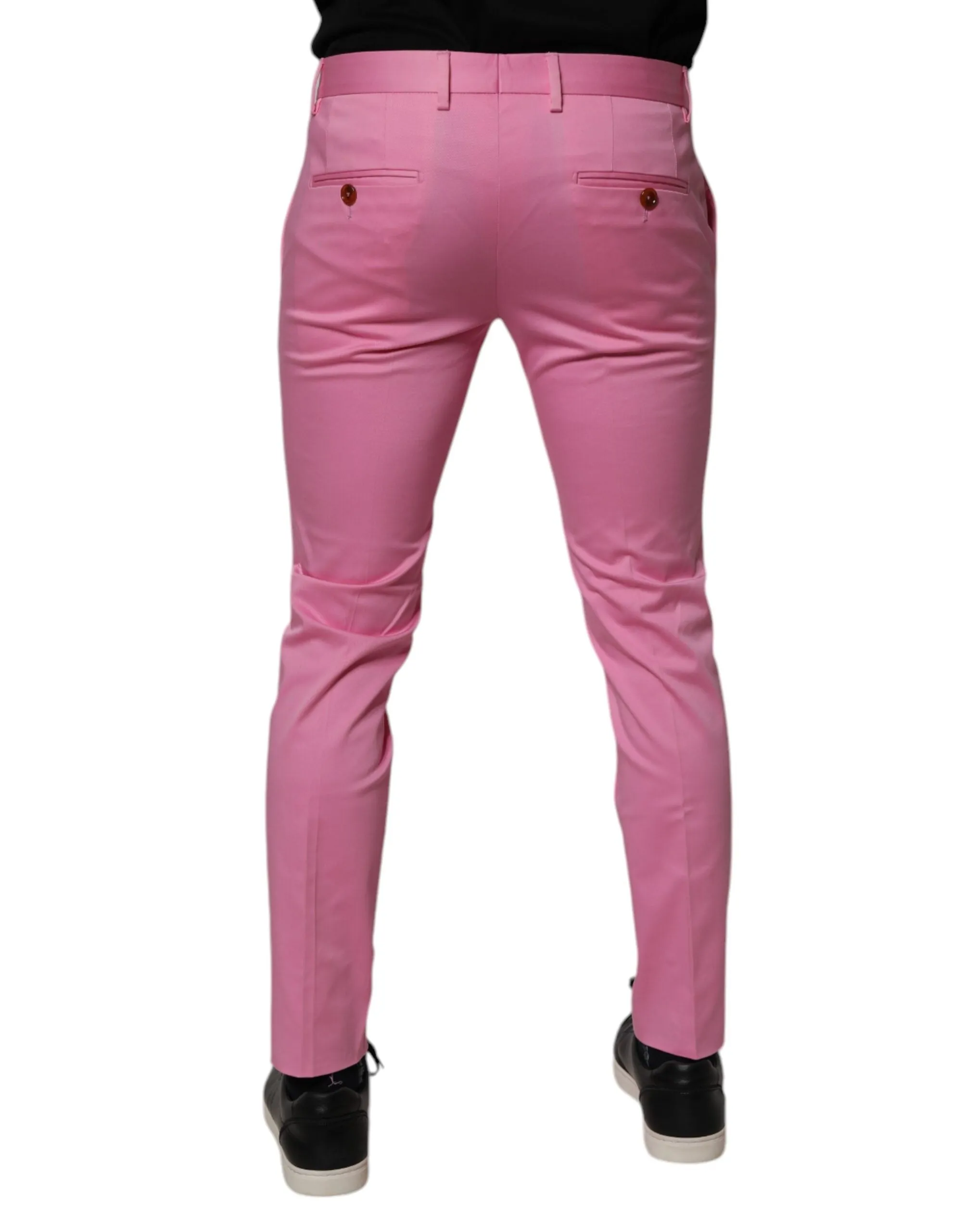 Pantalon habillé pour homme ajusté en coton Dolce & Gabbana