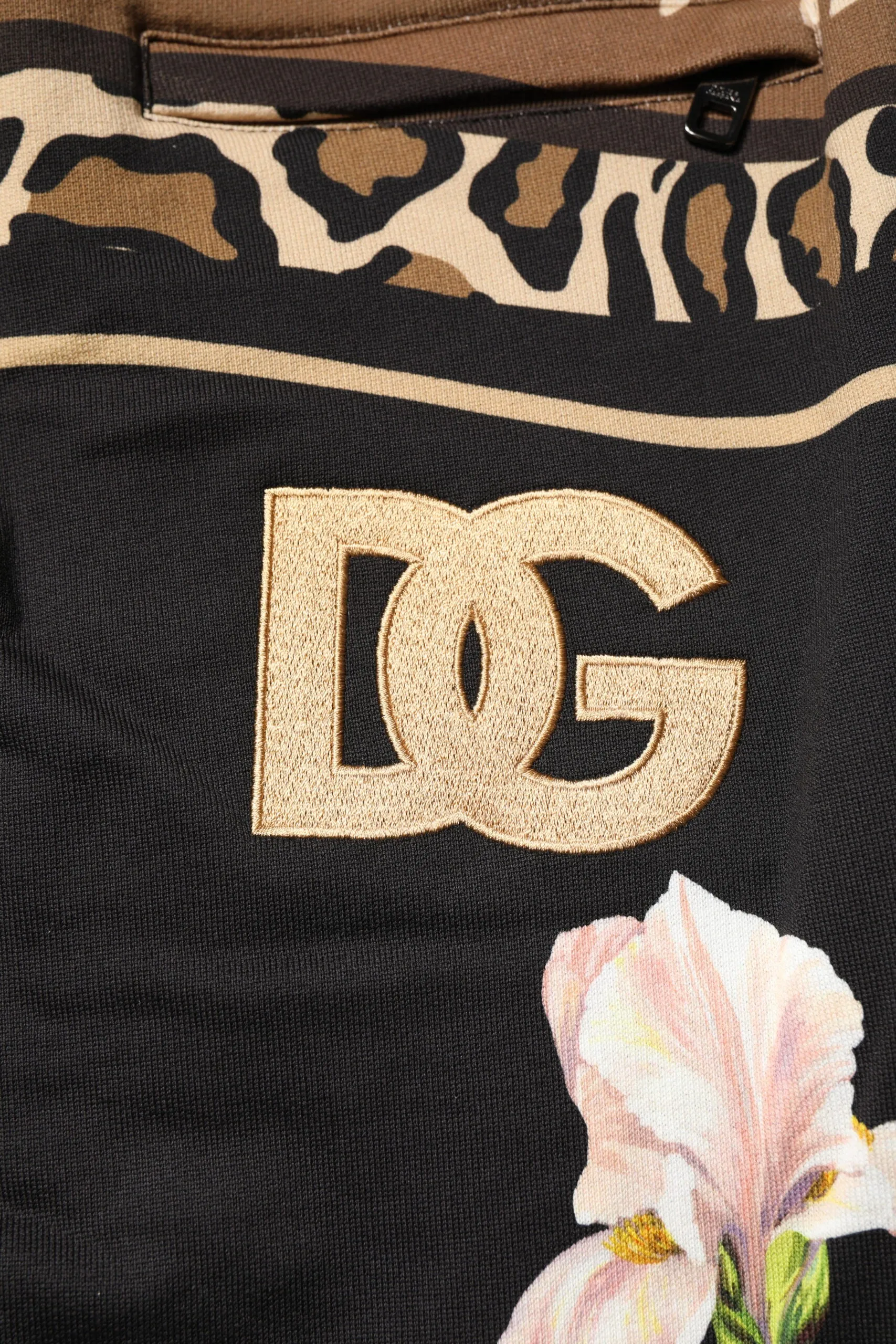 Dolce & Gabbana Pantalon de jogging en coton floral pour hommes