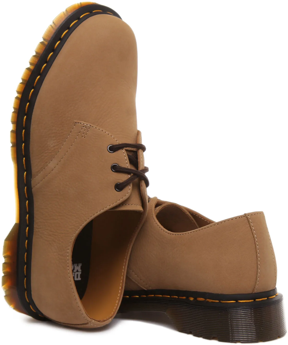 Dr Martens 1461 Broyé Sable pour Homme Chaussures Dr Martens