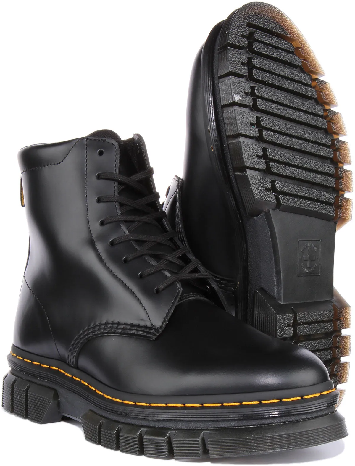 Dr Martens Rikard 8 Œillets en Noir Pour Homme Chaussures Dr Martens