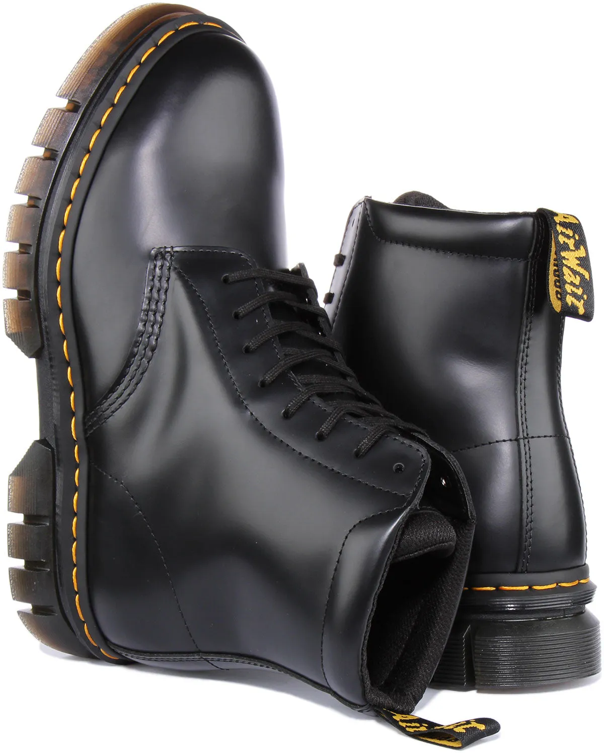 Dr Martens Rikard 8 Œillets en Noir Pour Homme Chaussures Dr Martens