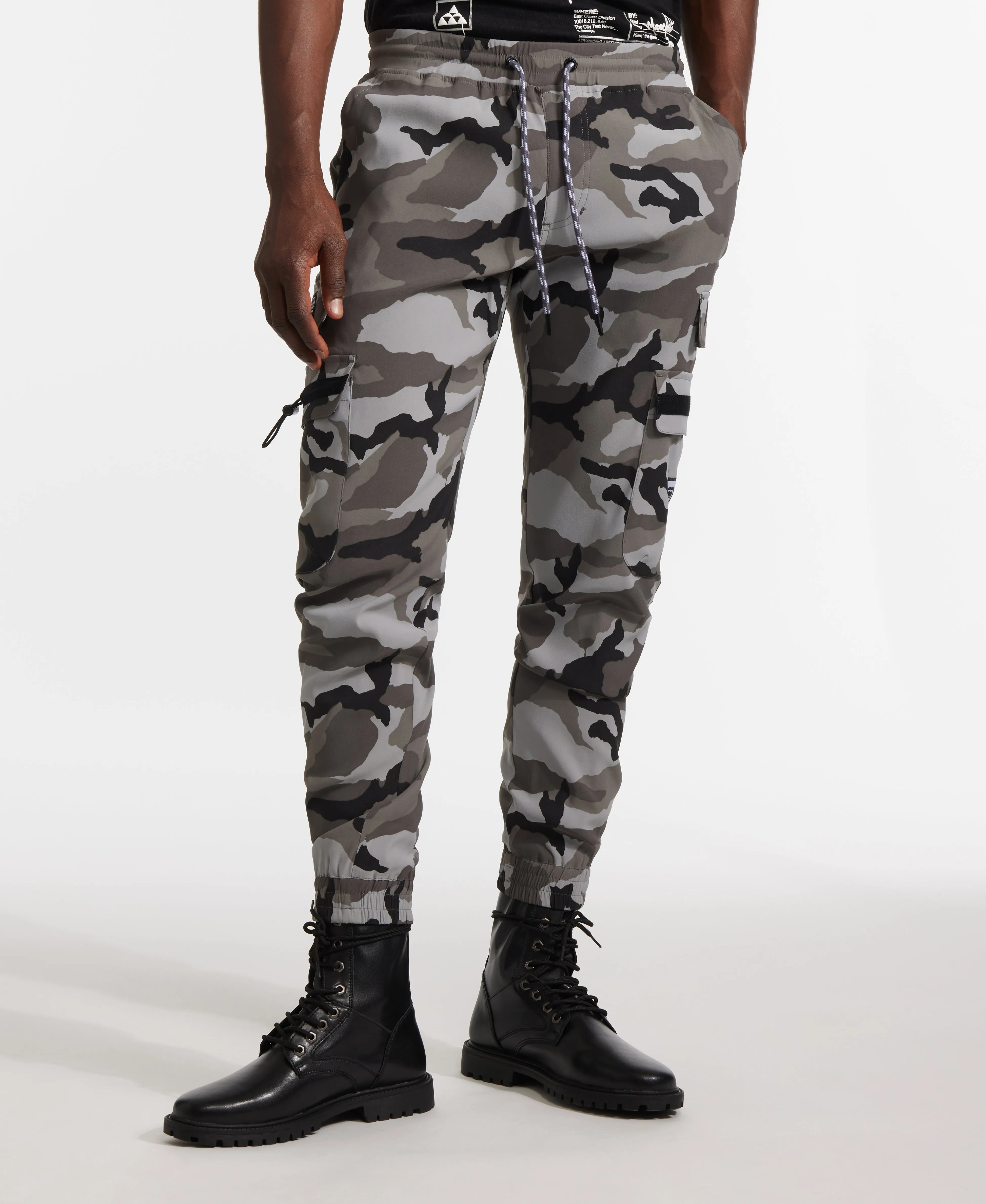 Ecko Unltd. Pantalon de jogging cargo à plusieurs étapes