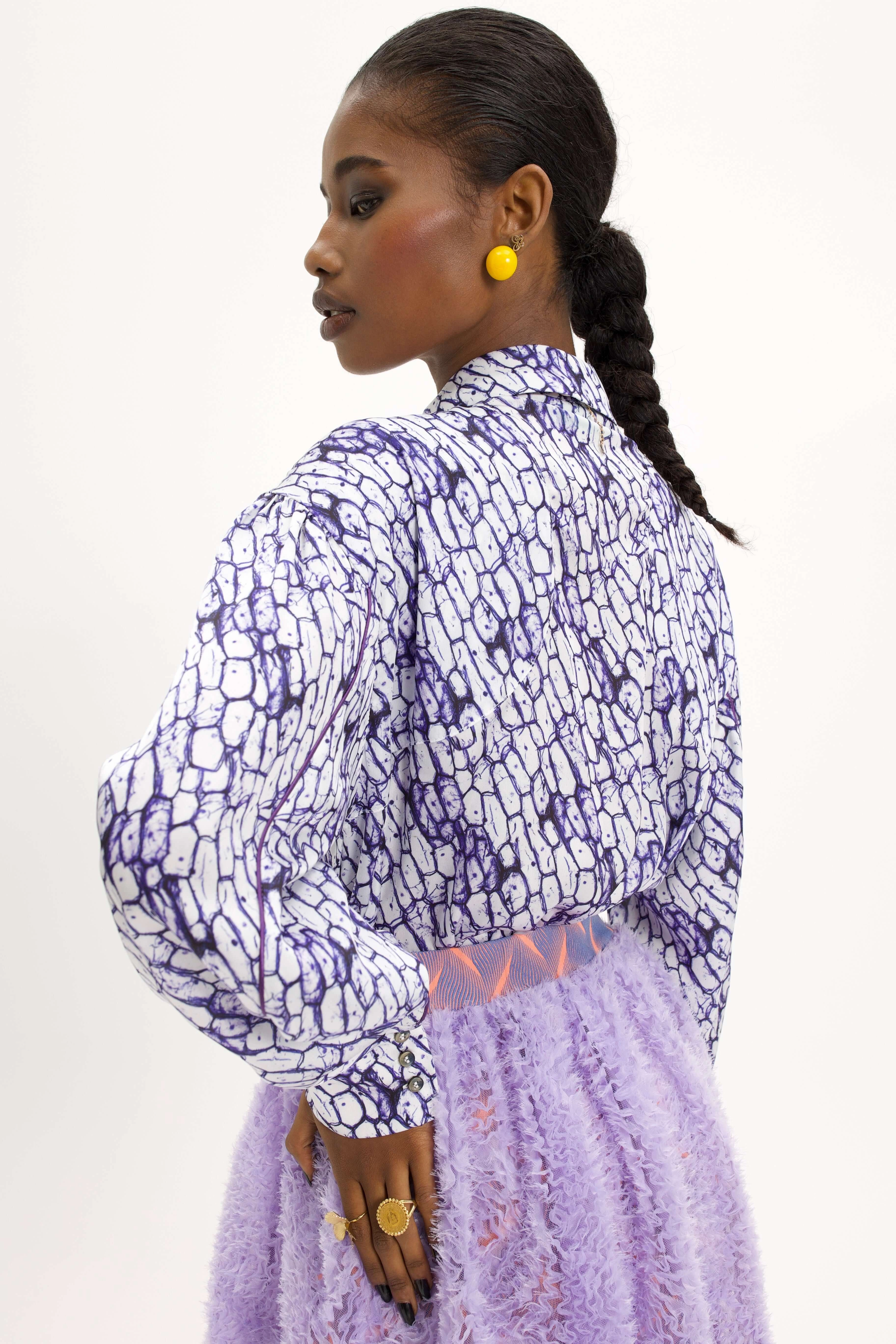 Elwood Shirt in Inked Cells Print