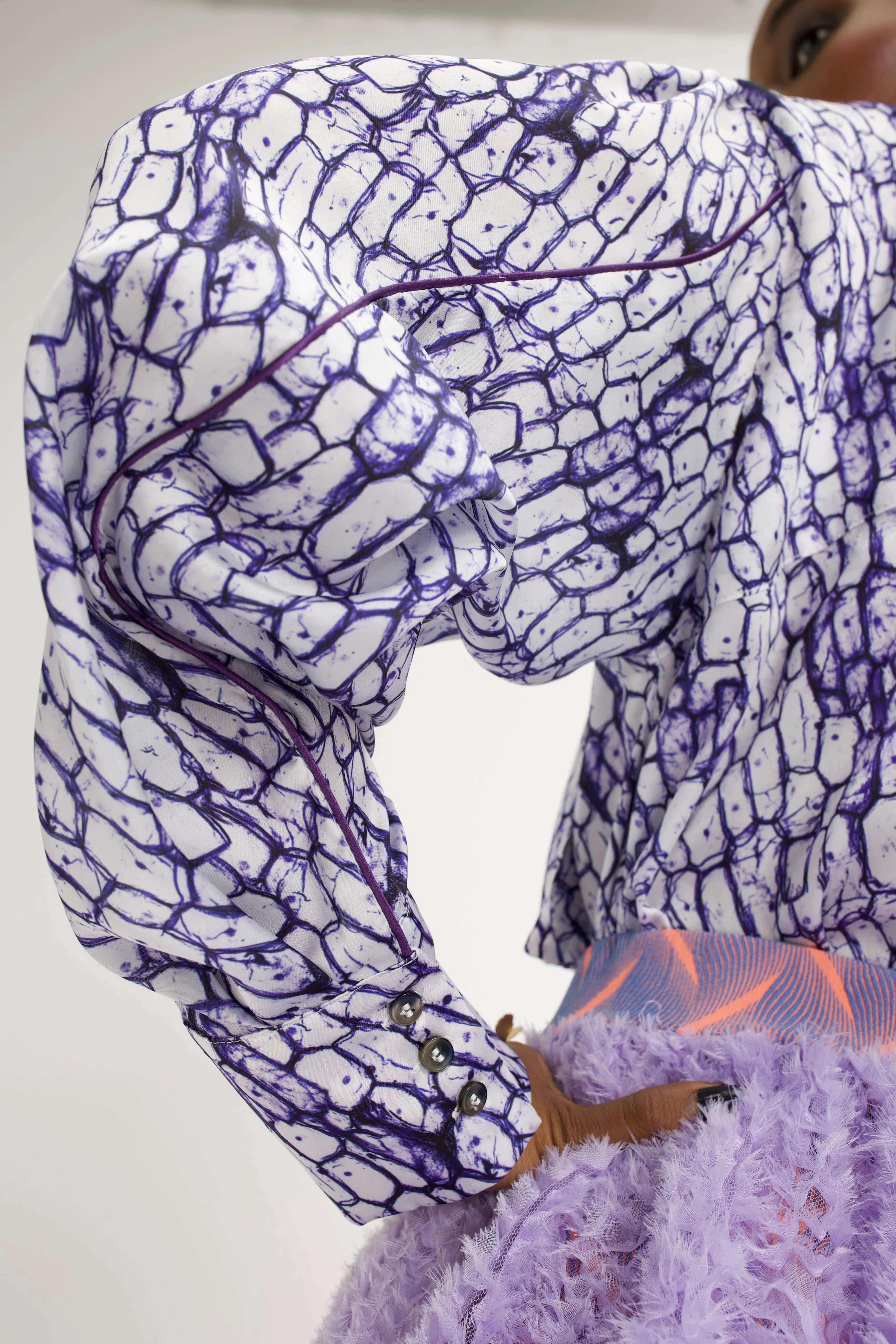 Elwood Shirt in Inked Cells Print