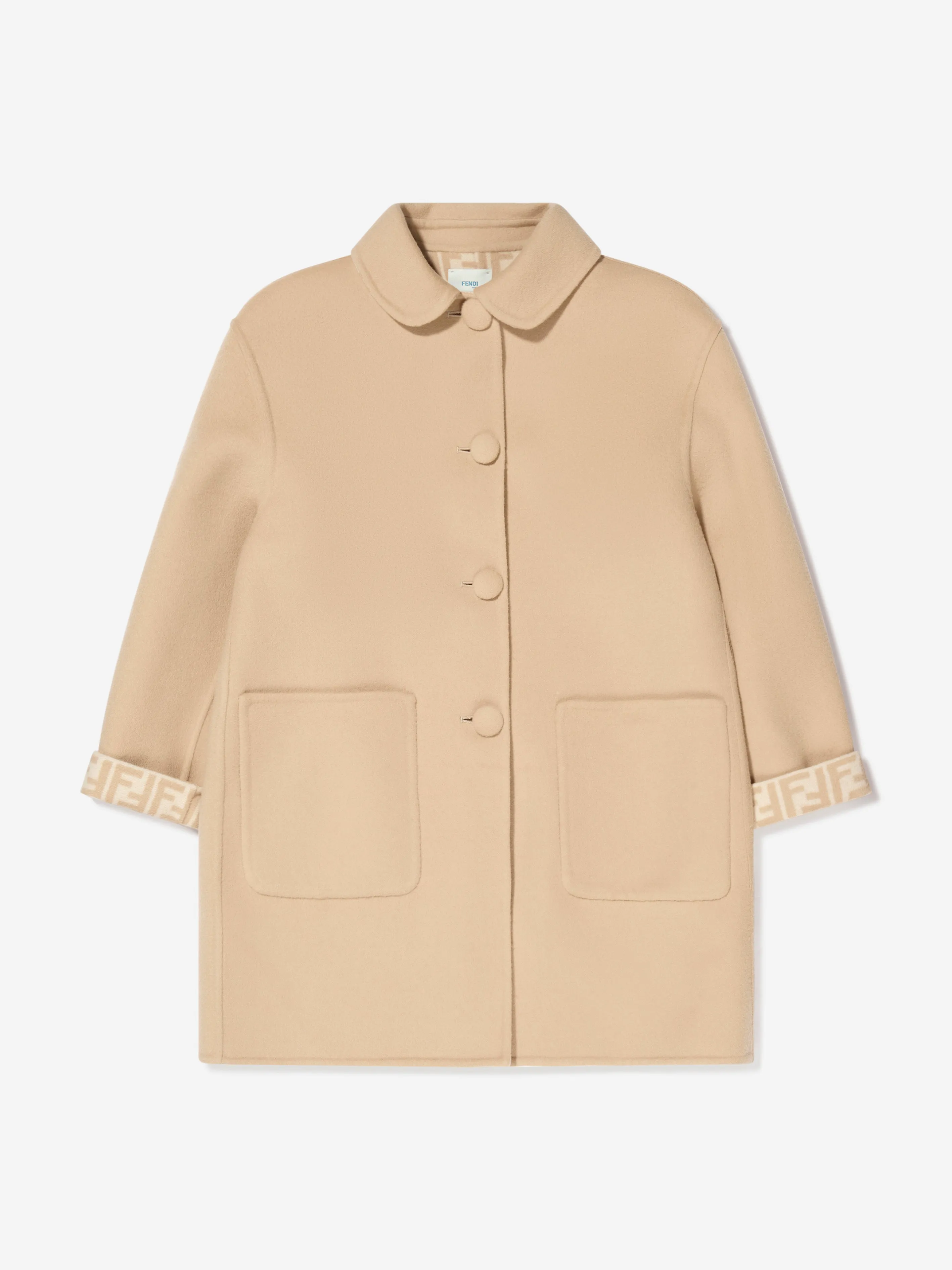 Manteau Fendi Girls à motif logo