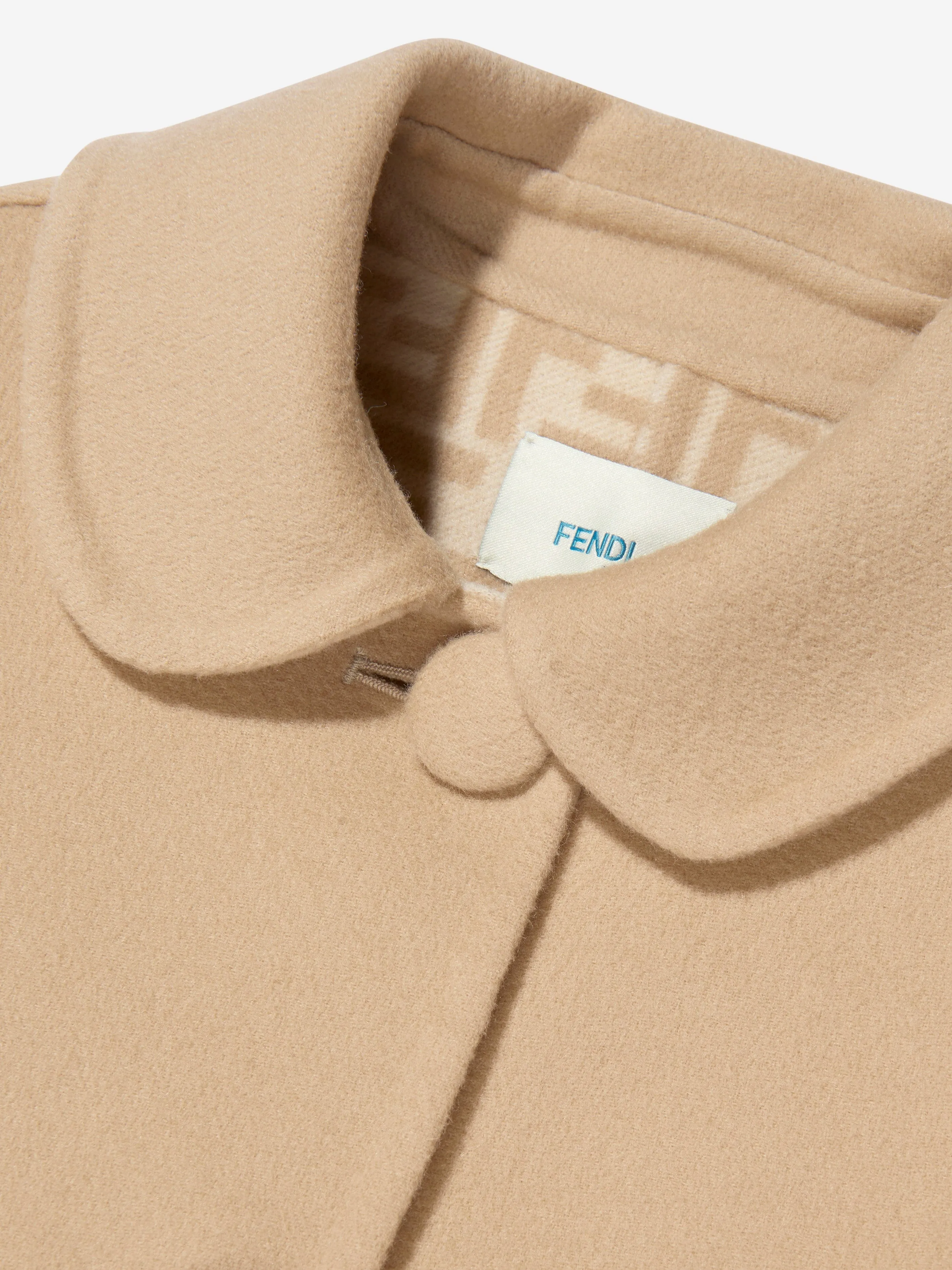 Manteau Fendi Girls à motif logo