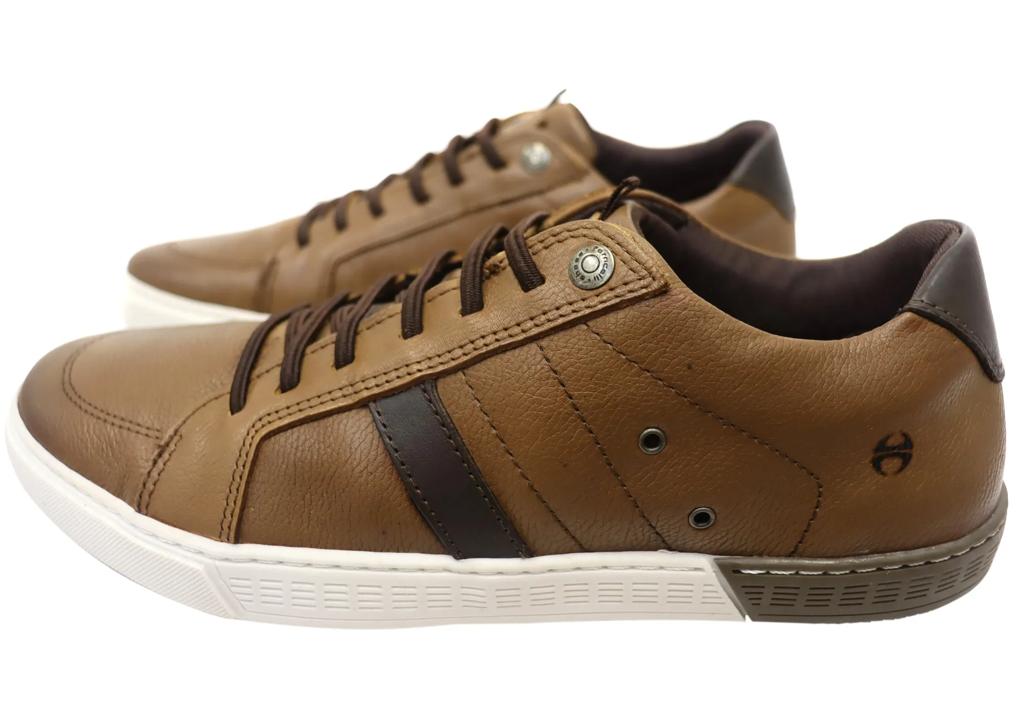 Ferricelli Ben Mens Chaussures Décontractées Brésiliennes en Cuir Confortables à Enfiler Ferricelli