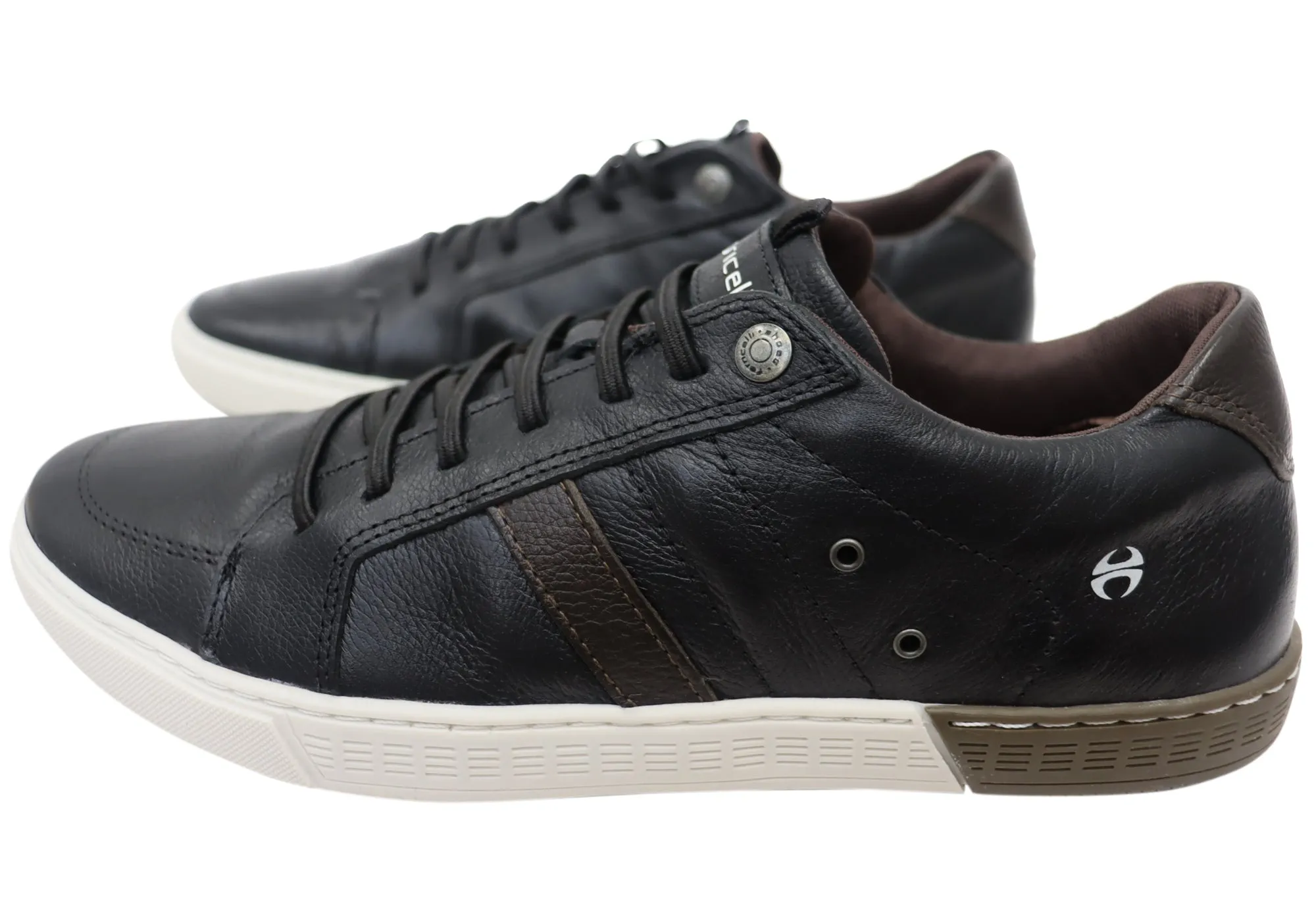 Ferricelli Ben Mens Chaussures Décontractées Brésiliennes en Cuir Confortables à Enfiler Ferricelli
