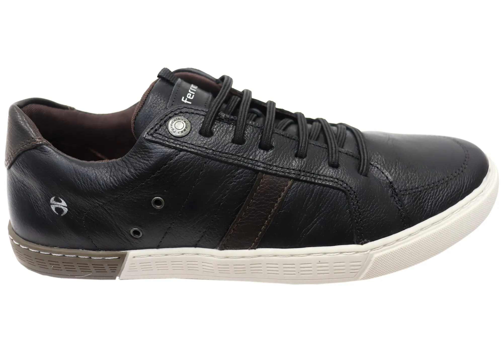Ferricelli Ben Mens Chaussures Décontractées Brésiliennes en Cuir Confortables à Enfiler Ferricelli