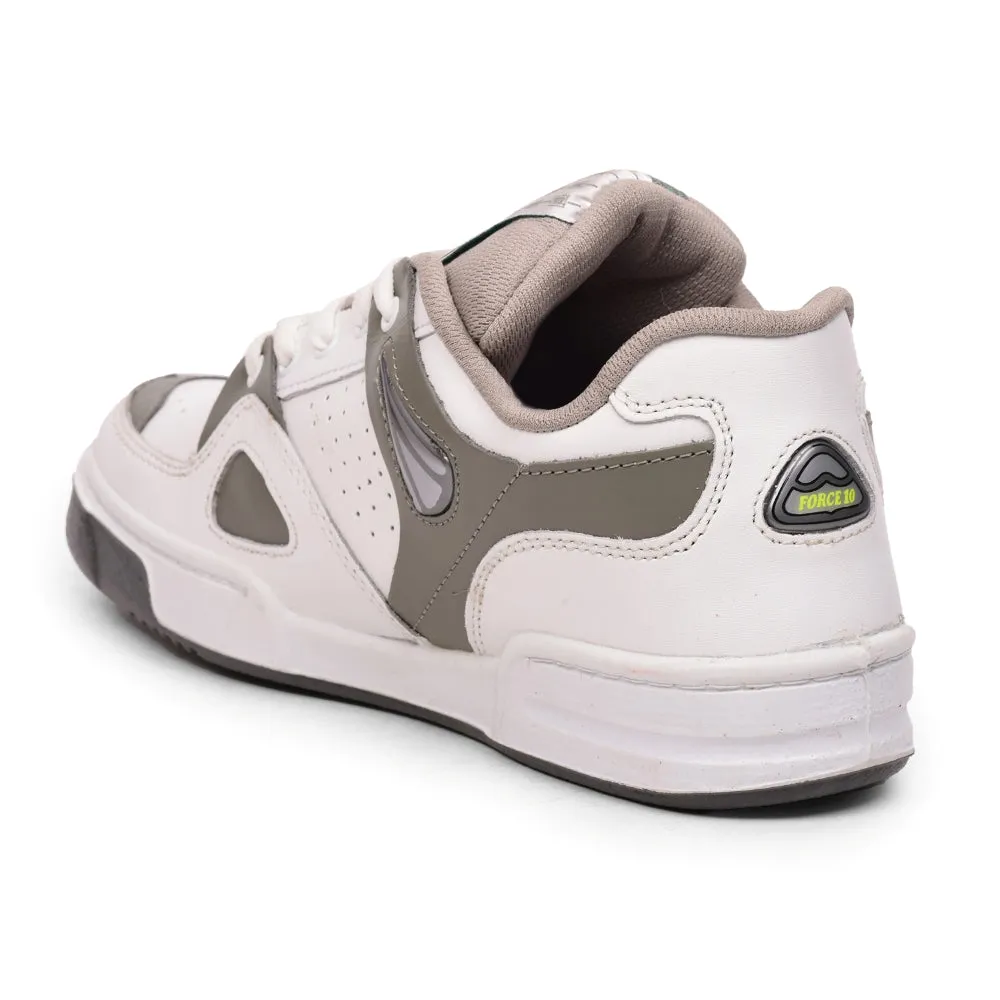 Baskets à lacets gris casual Force 10 pour hommes DUPLAY NOUVEAU par Liberty