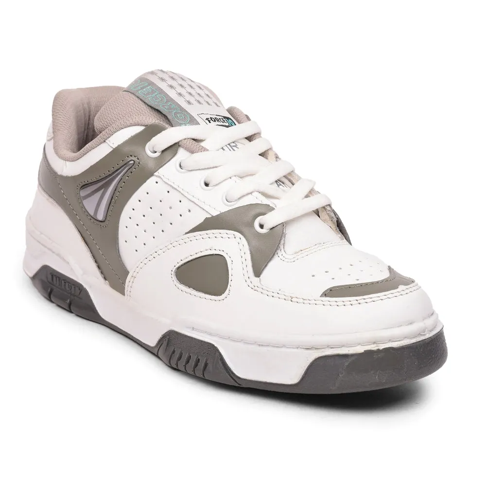 Baskets à lacets gris casual Force 10 pour hommes DUPLAY NOUVEAU par Liberty